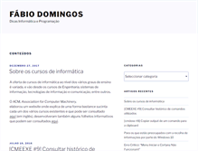Tablet Screenshot of fabiodomingos.com